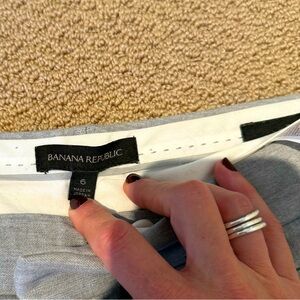 Banana Republic Sloan pants. Size 6. Soft grey